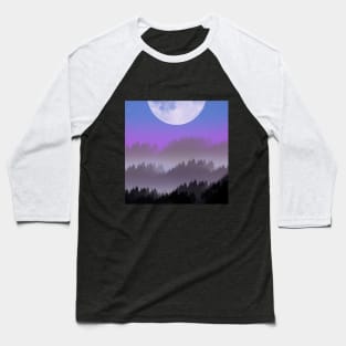 Night with mist Baseball T-Shirt